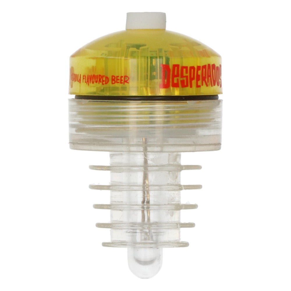 Desperados Bier LED Flaschenverschluss Flaschendeckel Kronkorken gelb