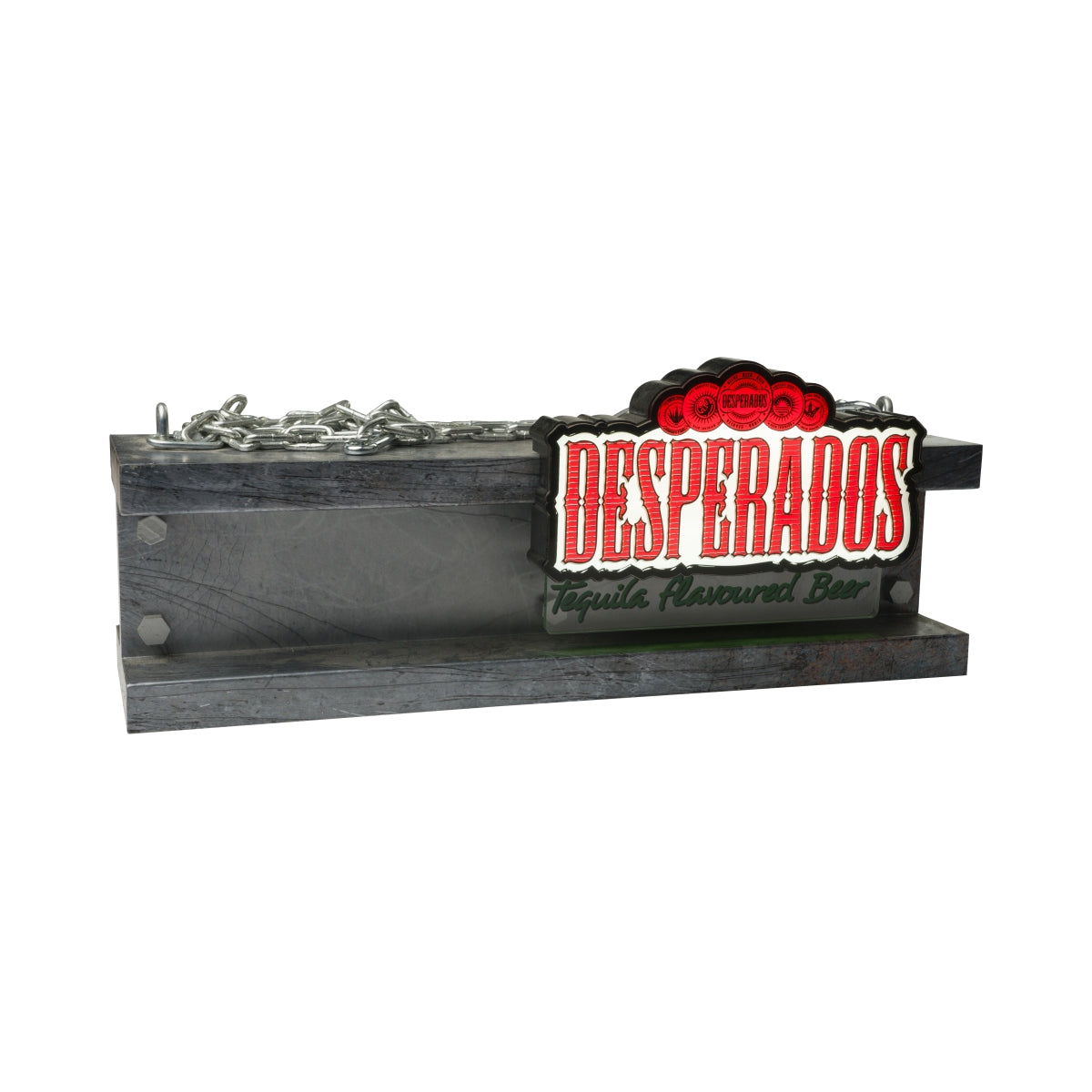 Desperados Bier Leuchtreklame Metallträger LED Licht Bar Display Aufsteller