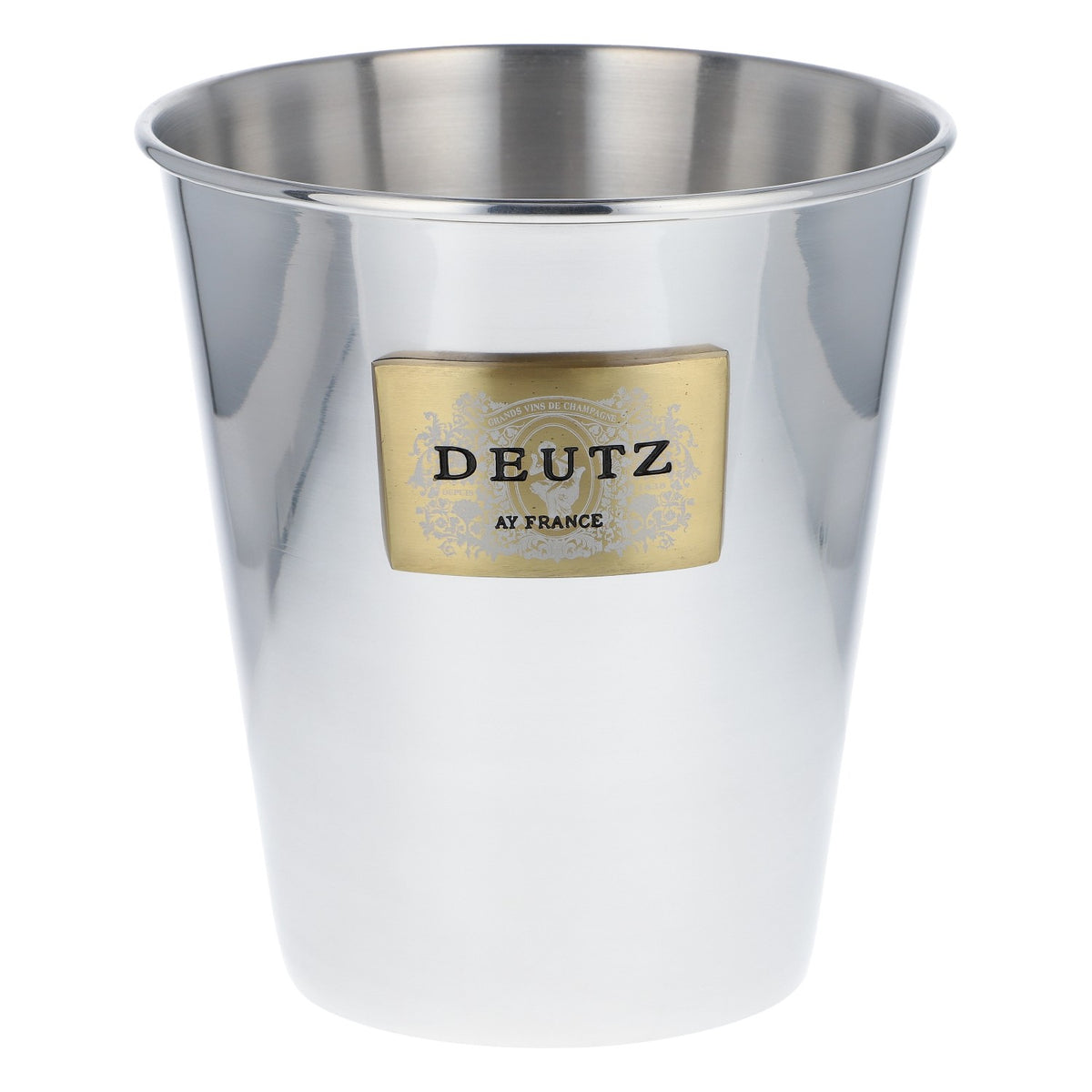 Deutz Champagner Flaschenkühler Eiswürfel Behälter Ay France Aluminium