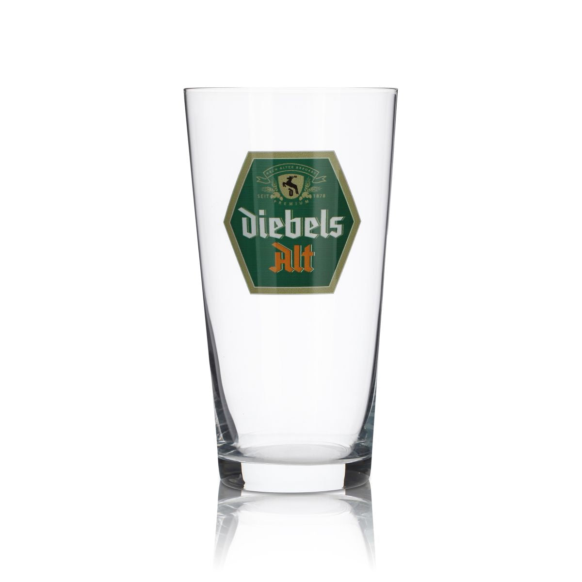 Diebels Altbier Glas 0,3l Altbecher Gläser Stange Retroglas Willibecher