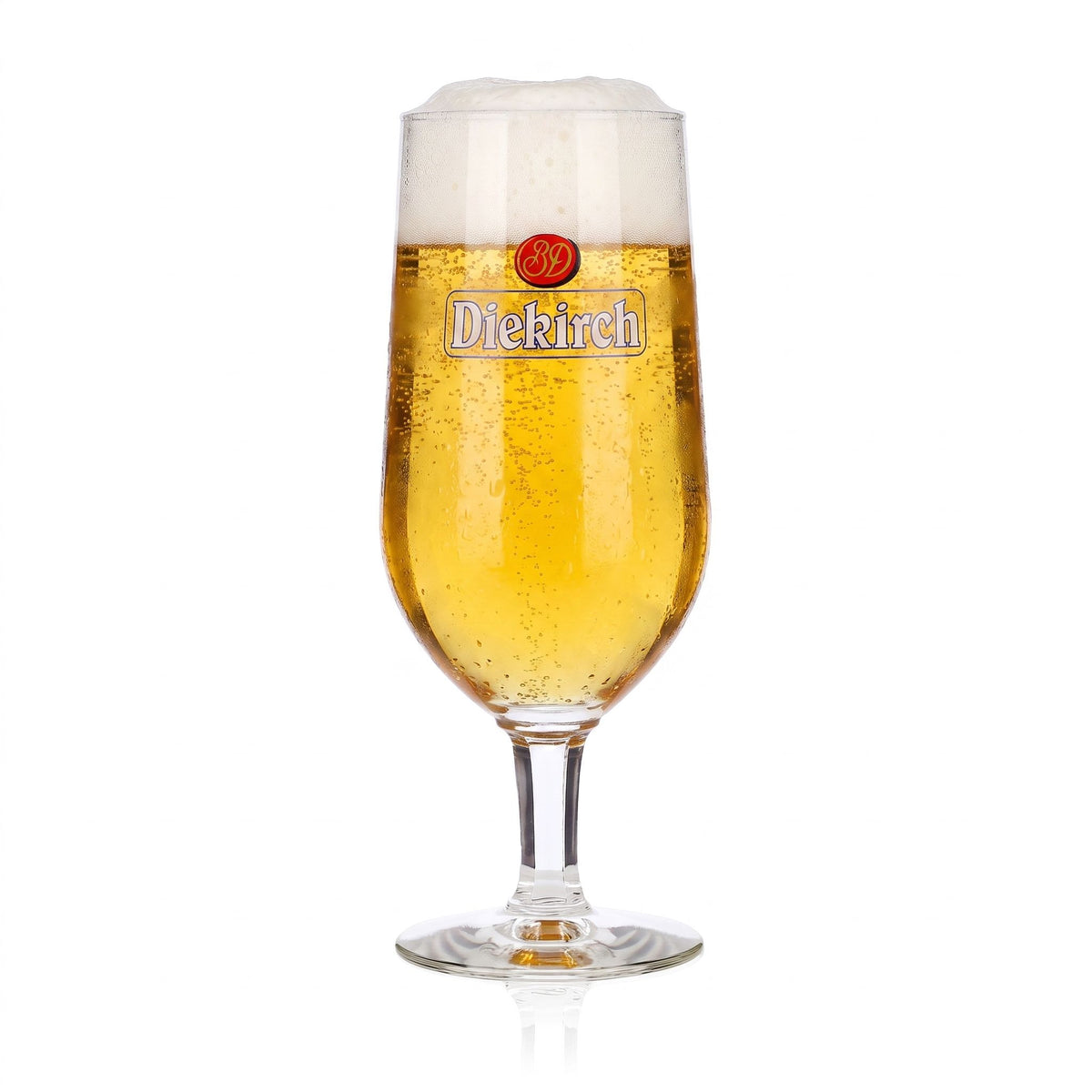 Diekirch Bier Glas 0,25l Pokal Pilsen Durobor