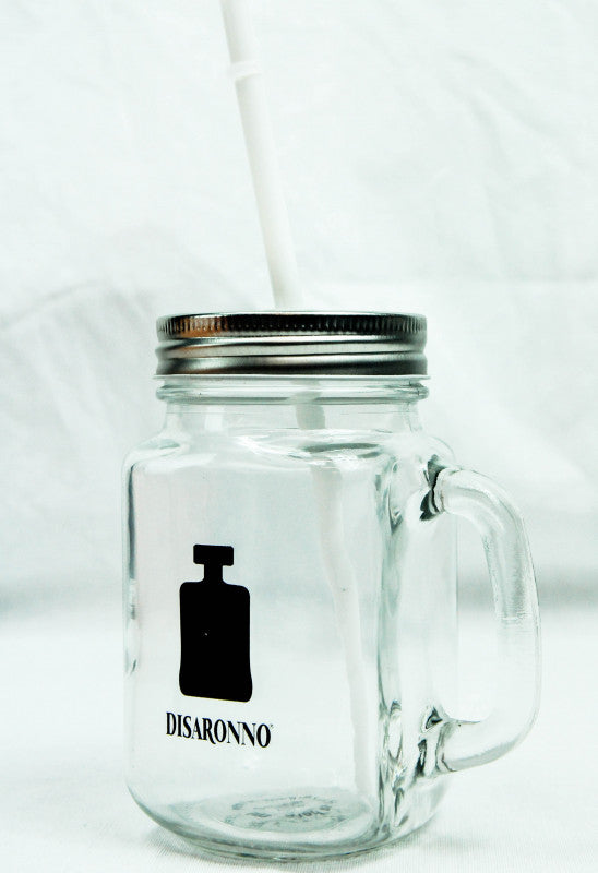 Disaronno Amaretto Mason Jar Glas / Gläser Likörglas mit Deckel – Ansicht 2