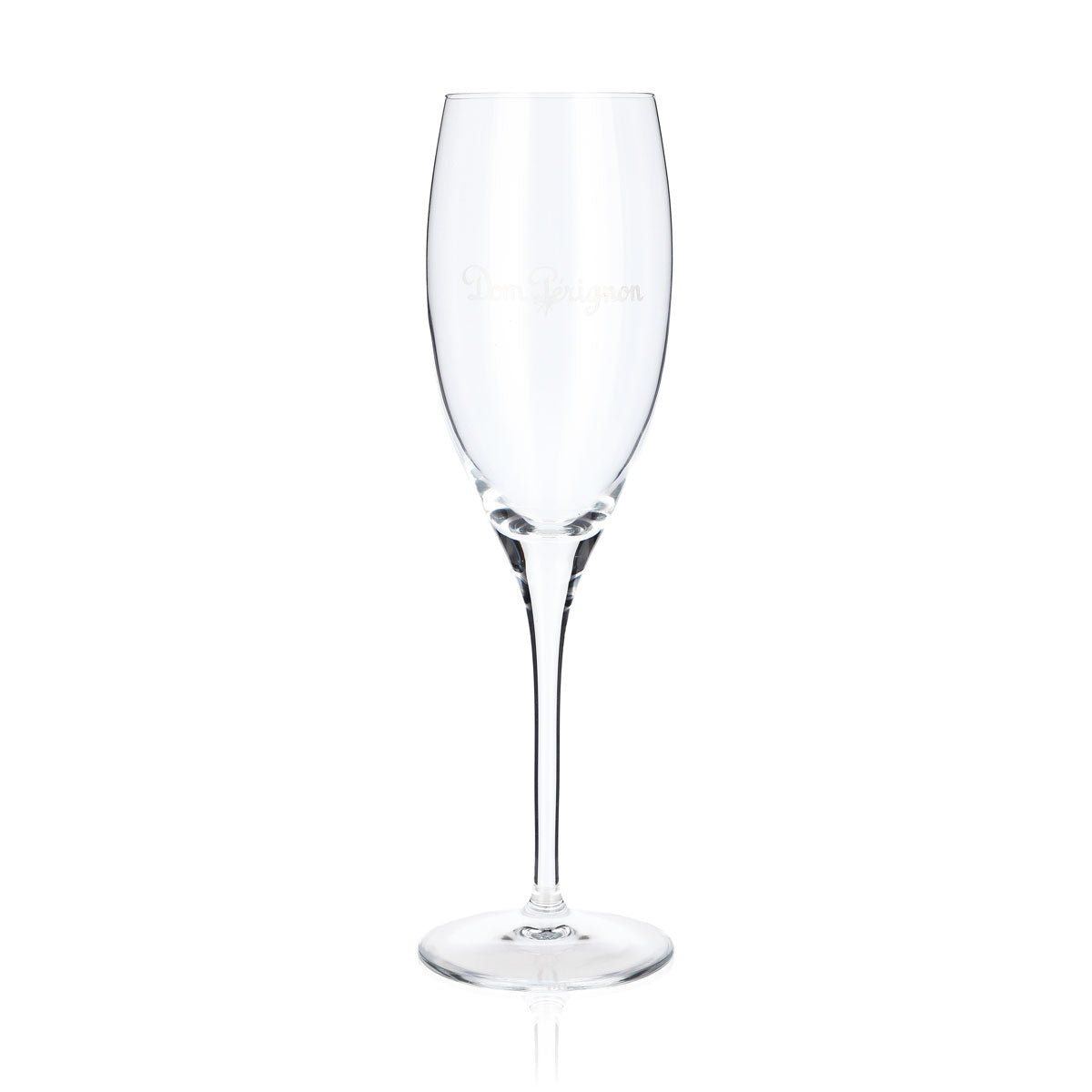Dom Perignon Champagner Glas 0,24l Flöte Schriftzug & Stern Rückseite