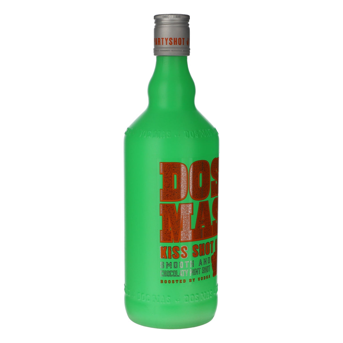 Dos Mas Likör Dekoflasche LEER 0,7l Grün Showbottle Schaufensterflasche – Ansicht 2