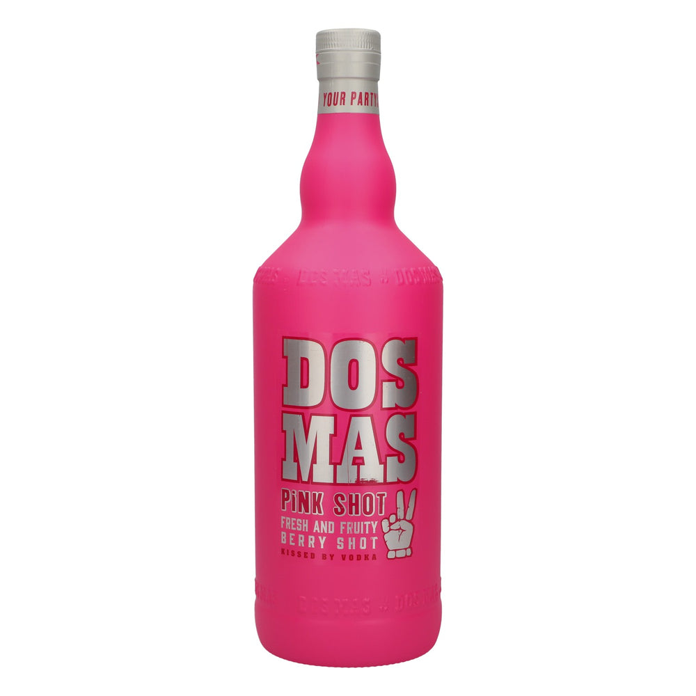 Dos Mas Likör XXL Dekoflasche Showbottle 3,0l pinke Ausführung