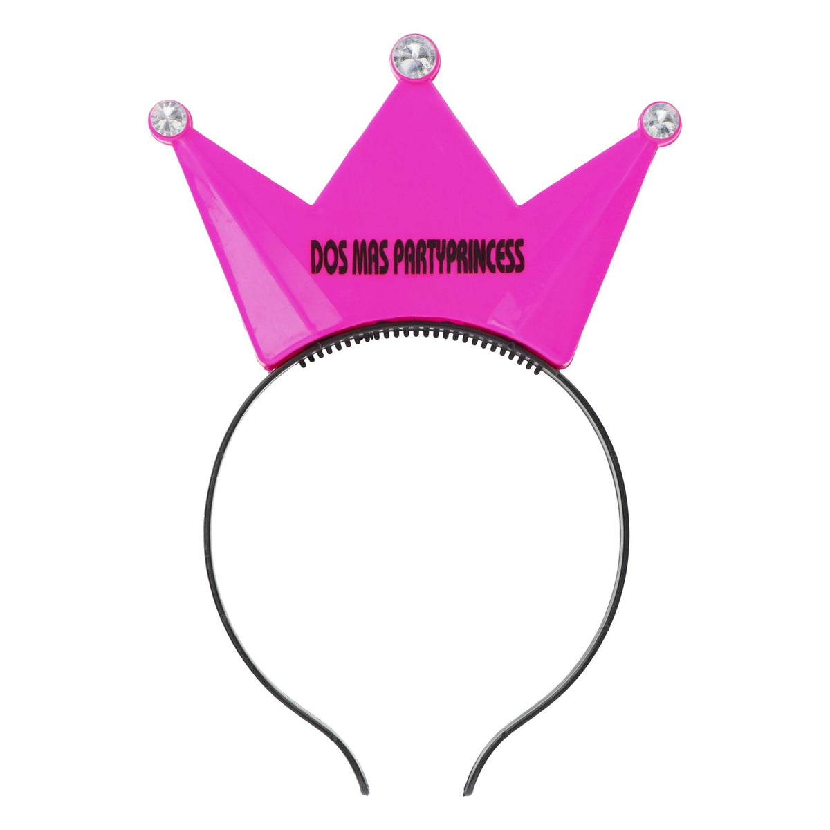 Dos Mas Tequilla Kopfbedeckung Partykrone Pink Strasssteinchen "Partyprincess"