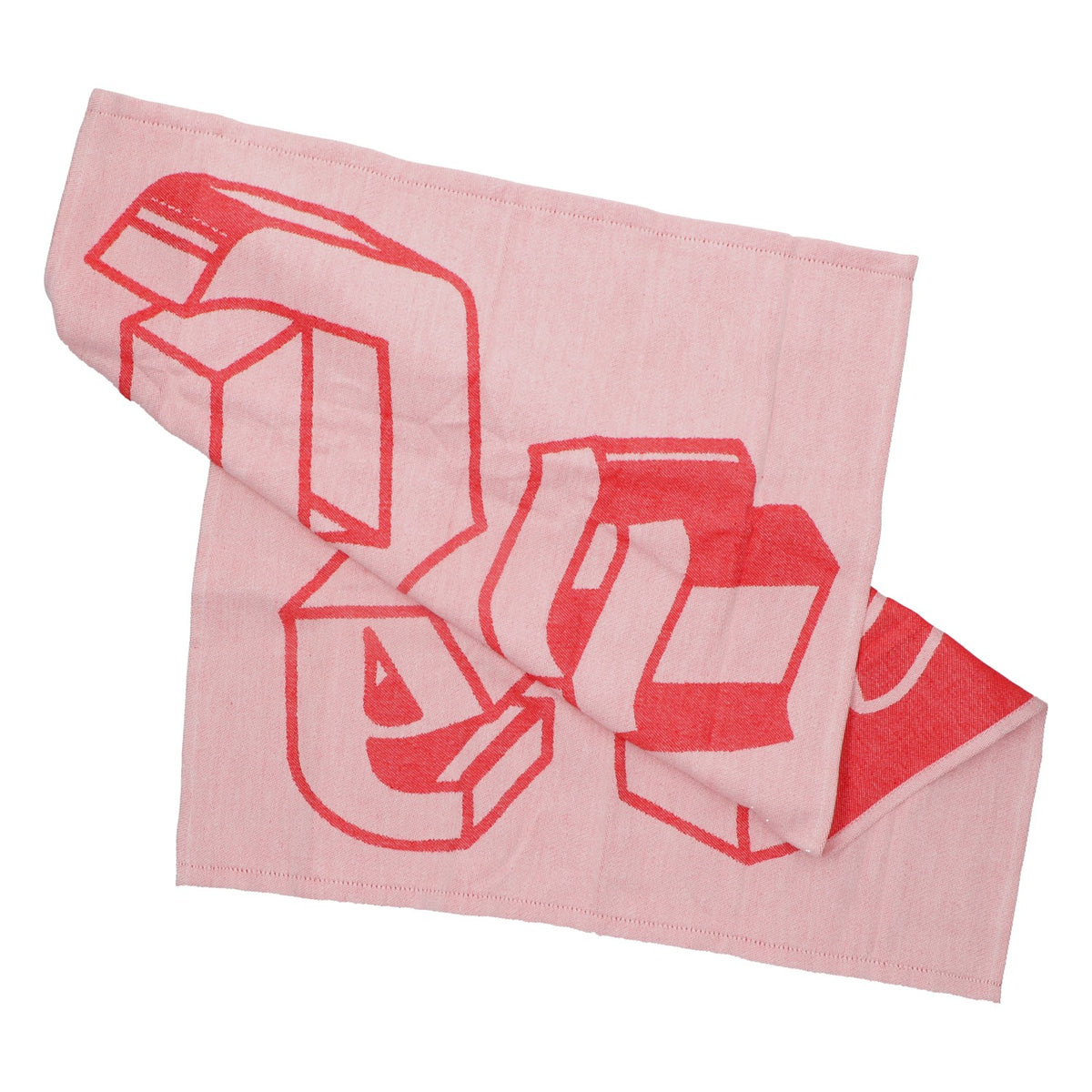 Duvel Bier Barhandtuch Bartowel Küchenhandtuch 69x49 cm pink – Ansicht 2