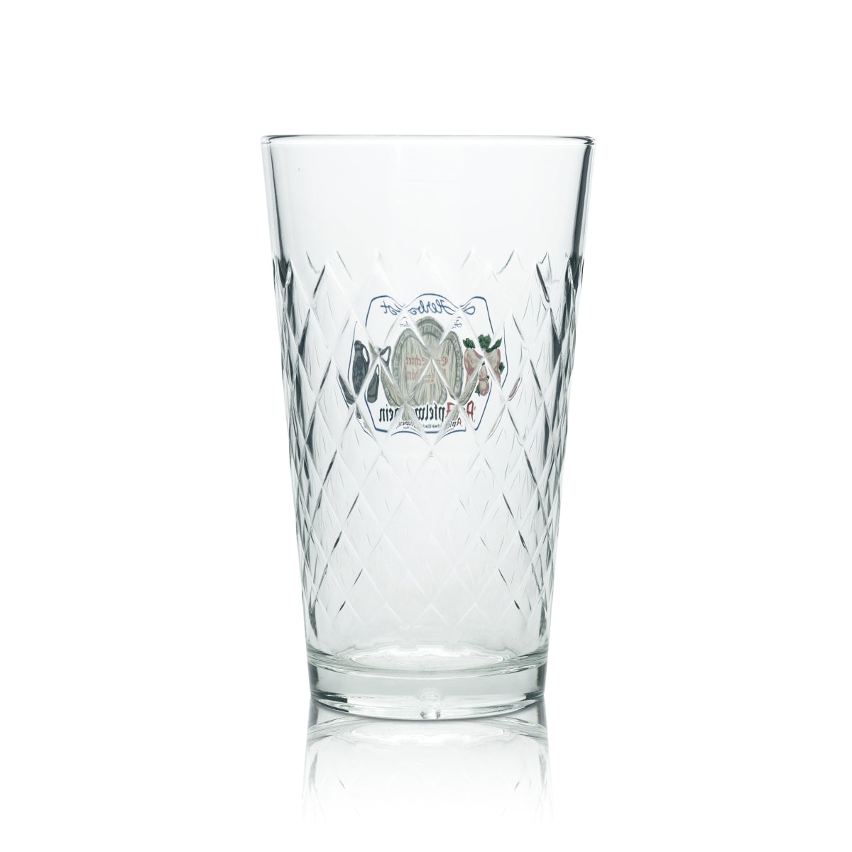 Echter Röhn Glas 0,5l Apfelwein Longdrink Relief Herbst Gläser Frankfur Gerippt – Ansicht 2
