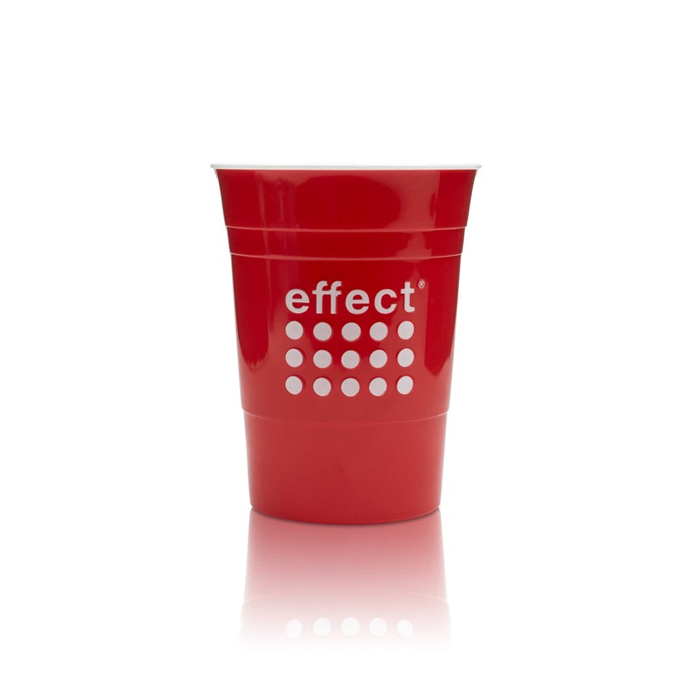 Effect Becher 0,3l Mehrweg Red Cup Plastik Gläser Beer Pong Glas Kunststoff