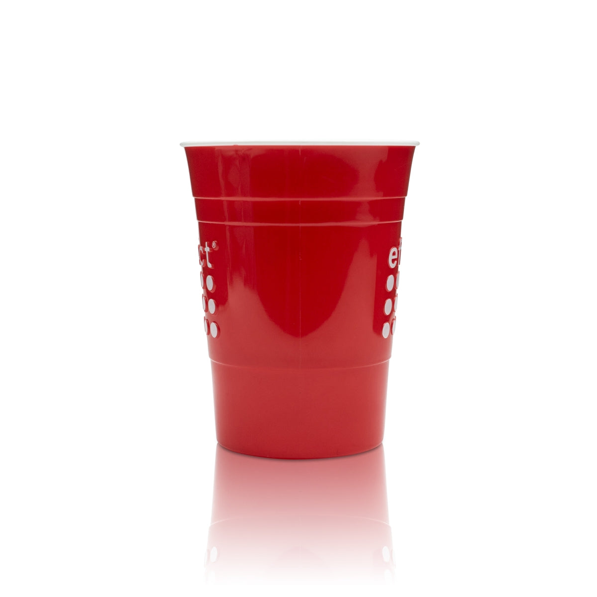 Effect Becher 0,3l Mehrweg Red Cup Plastik Gläser Beer Pong Glas Kunststoff – Ansicht 3