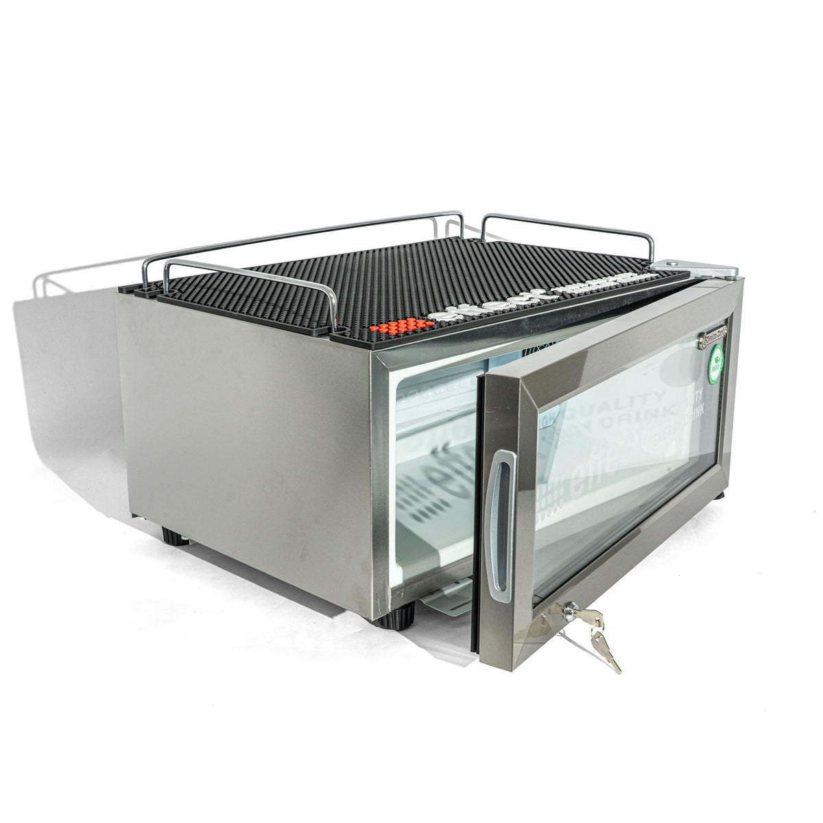 Effect Energy Kühlschrank Mini Fridge Glastürkühlschrank 30x60x48cm Mini Cooler – Ansicht 7