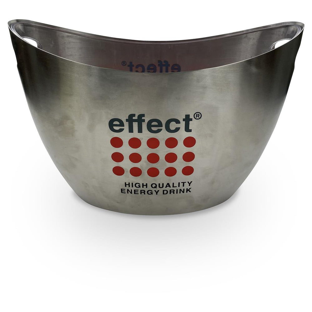 Effect Energy LED Akku Flaschenkühler Kühler Edelstahl Magnum mit Einsatz