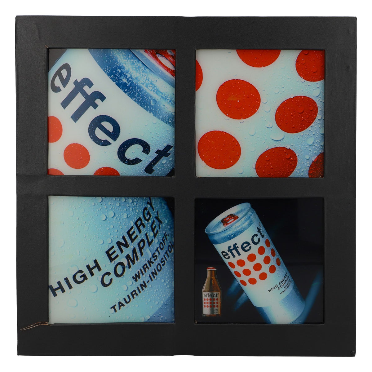 Effect Energy Leuchtreklame Leuchtwerbung, "Quadro black"