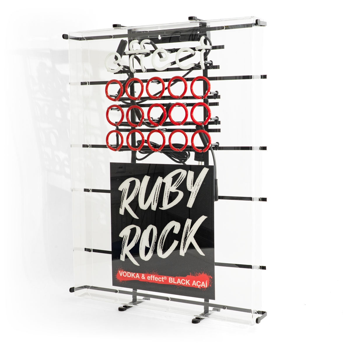 Effect Energy Leuchtreklame Luminated LED Neon Wall Sign Rubi Rock Dekoration – Ansicht 3