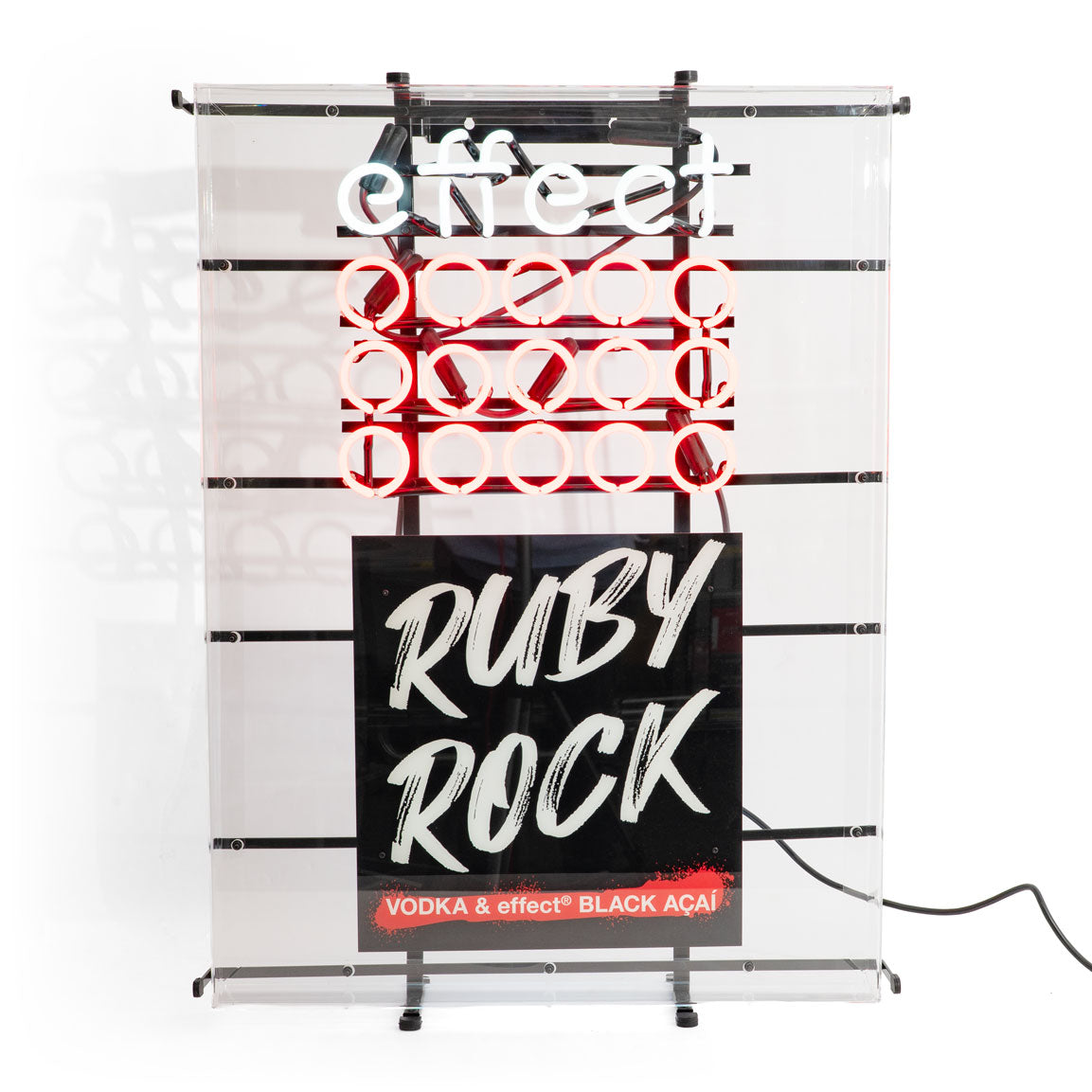 Effect Energy Leuchtreklame Luminated LED Neon Wall Sign Rubi Rock Dekoration – Ansicht 4