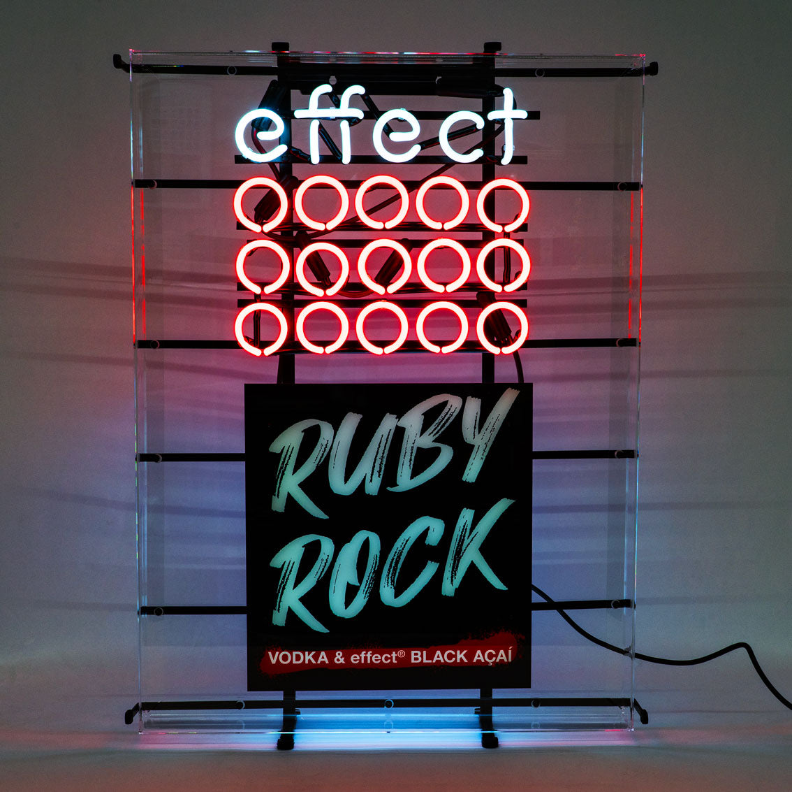Effect Energy Leuchtreklame Luminated LED Neon Wall Sign Rubi Rock Dekoration – Ansicht 5
