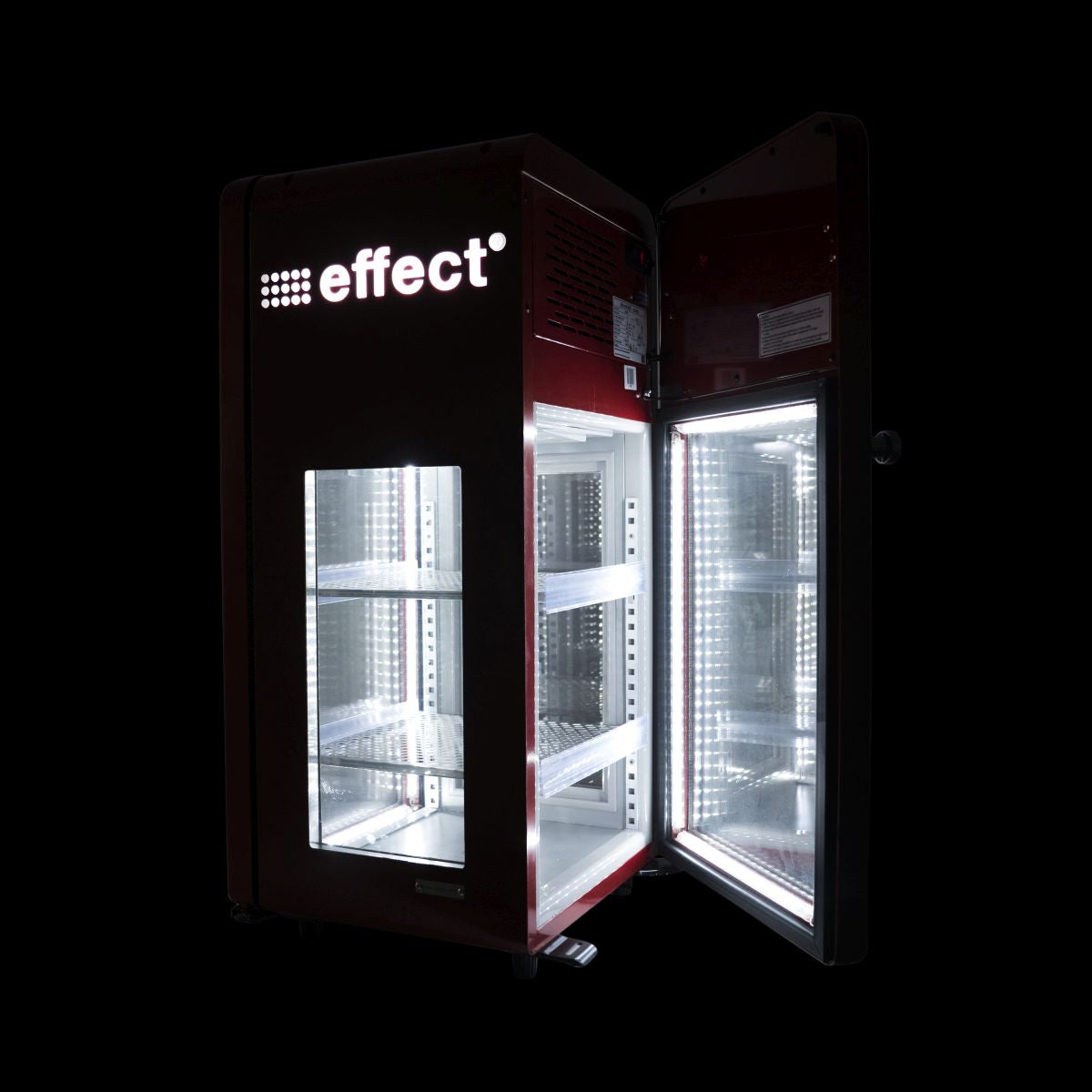 Effect Kühlschrank 360 Grad Cooler 78L Eco LED Luminated Fridge Getränkekühler – Ansicht 8