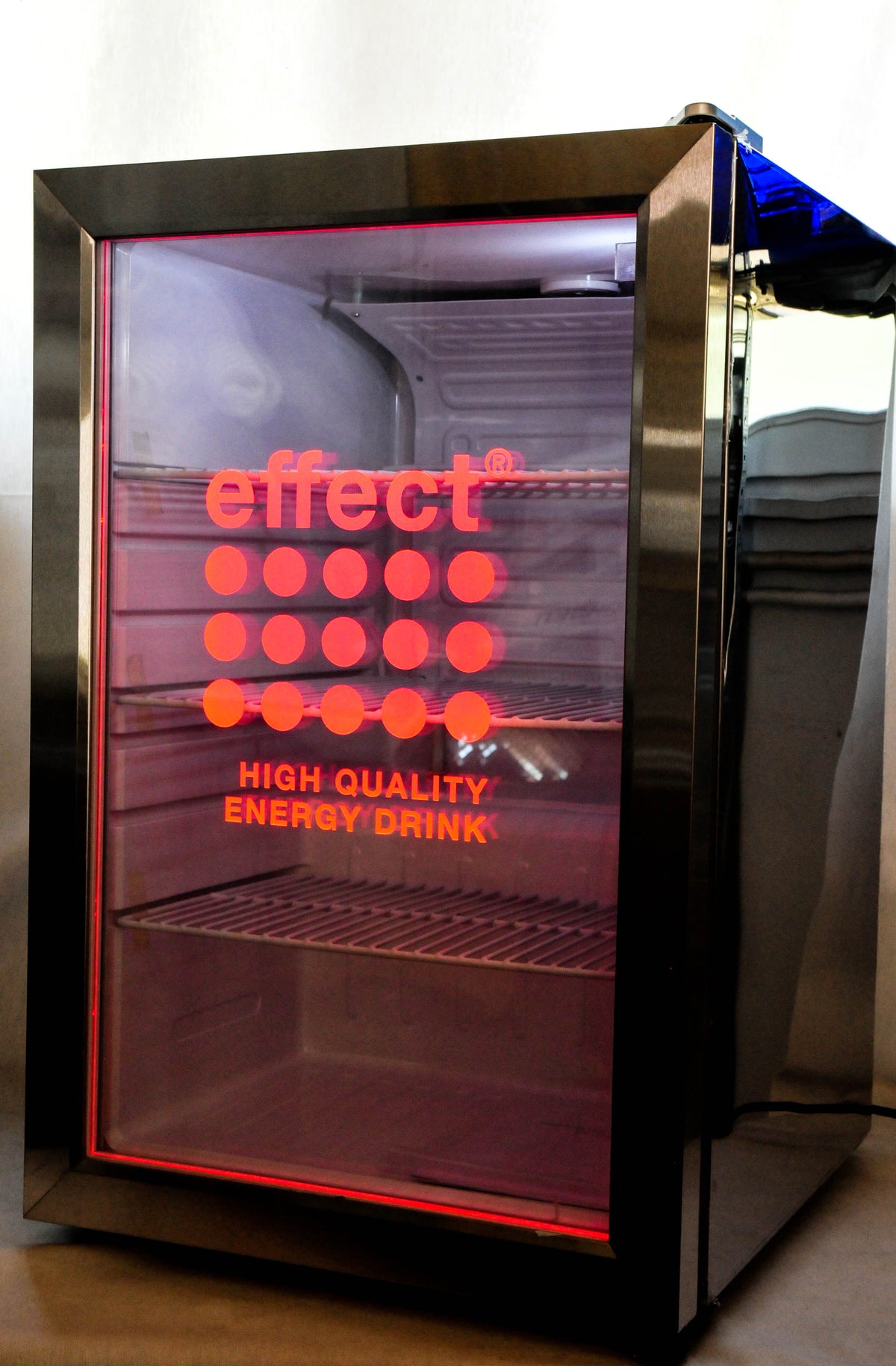 Effect Kühlschrank Cooler Eco LED Illuminated Getränkekühler Silvercool Fridge – Ansicht 7