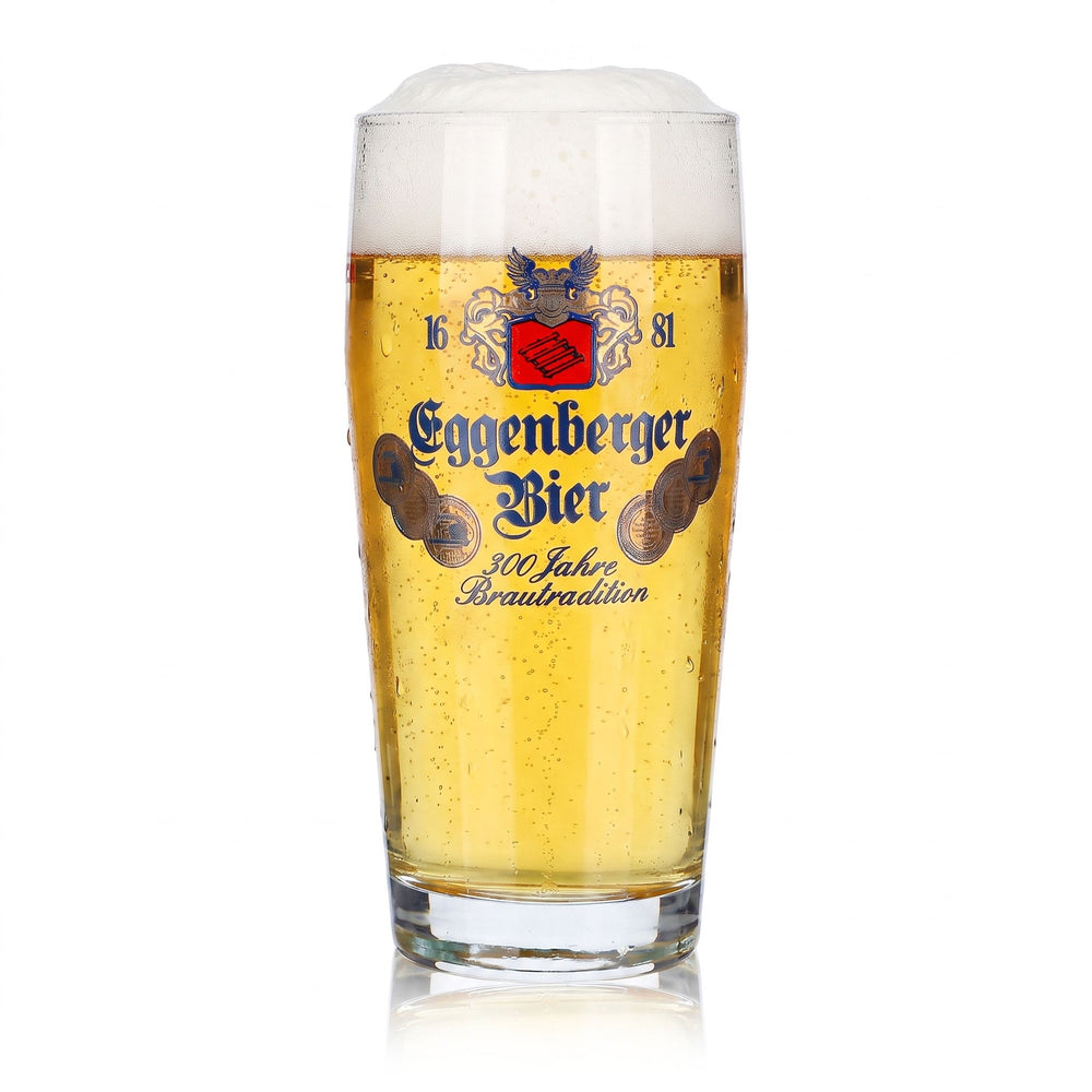 Eggenberger Bier Glas 0,3l Becher 300 Jahre Brautradition