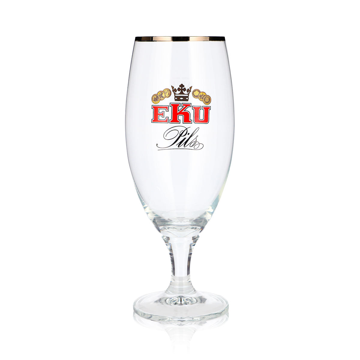 Eku Bier Glas 0,5l Pokal Pils Platinrand Ritzenhoff – Ansicht 2