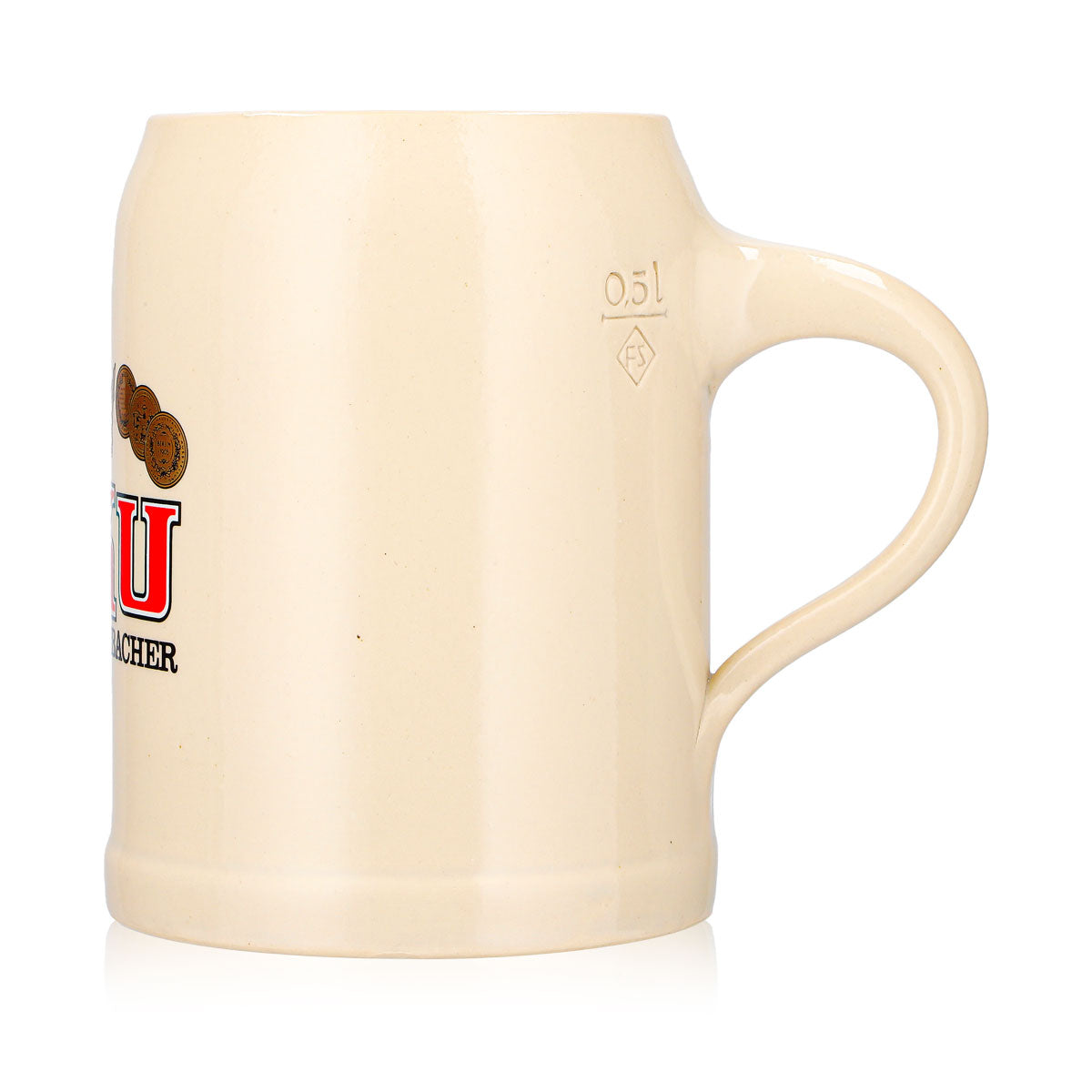 Eku Bier Glas 0,5l Tonkrug Echt Kulmbacher Ton – Ansicht 6