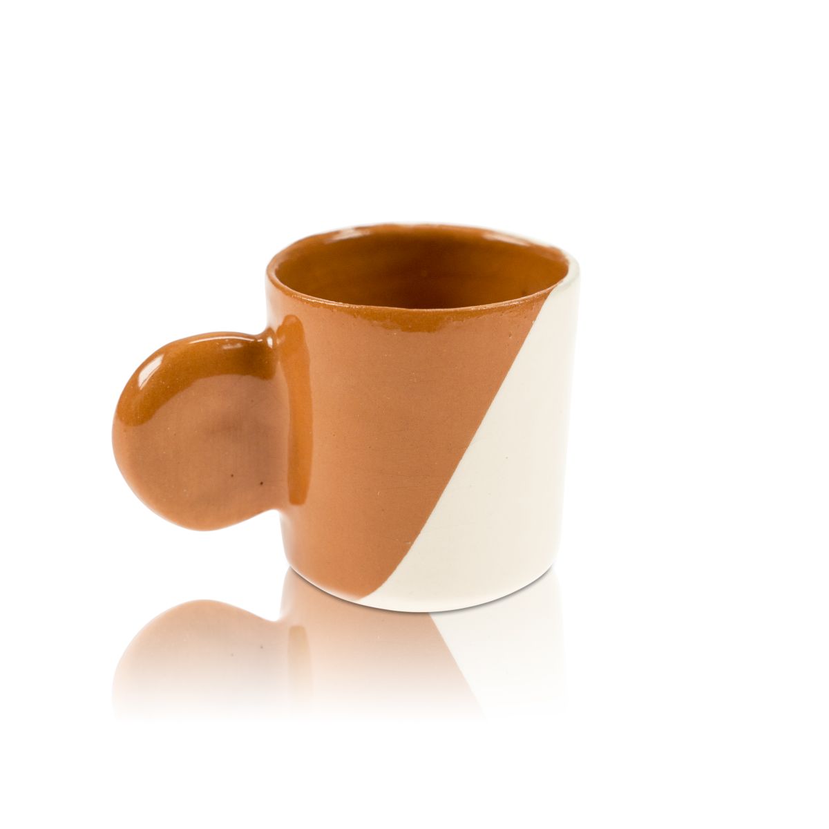 Eminente 75ml Tasse + Untersetzer Set Cup and Saucer Terracotta C6 Espresso Cafe – Ansicht 2
