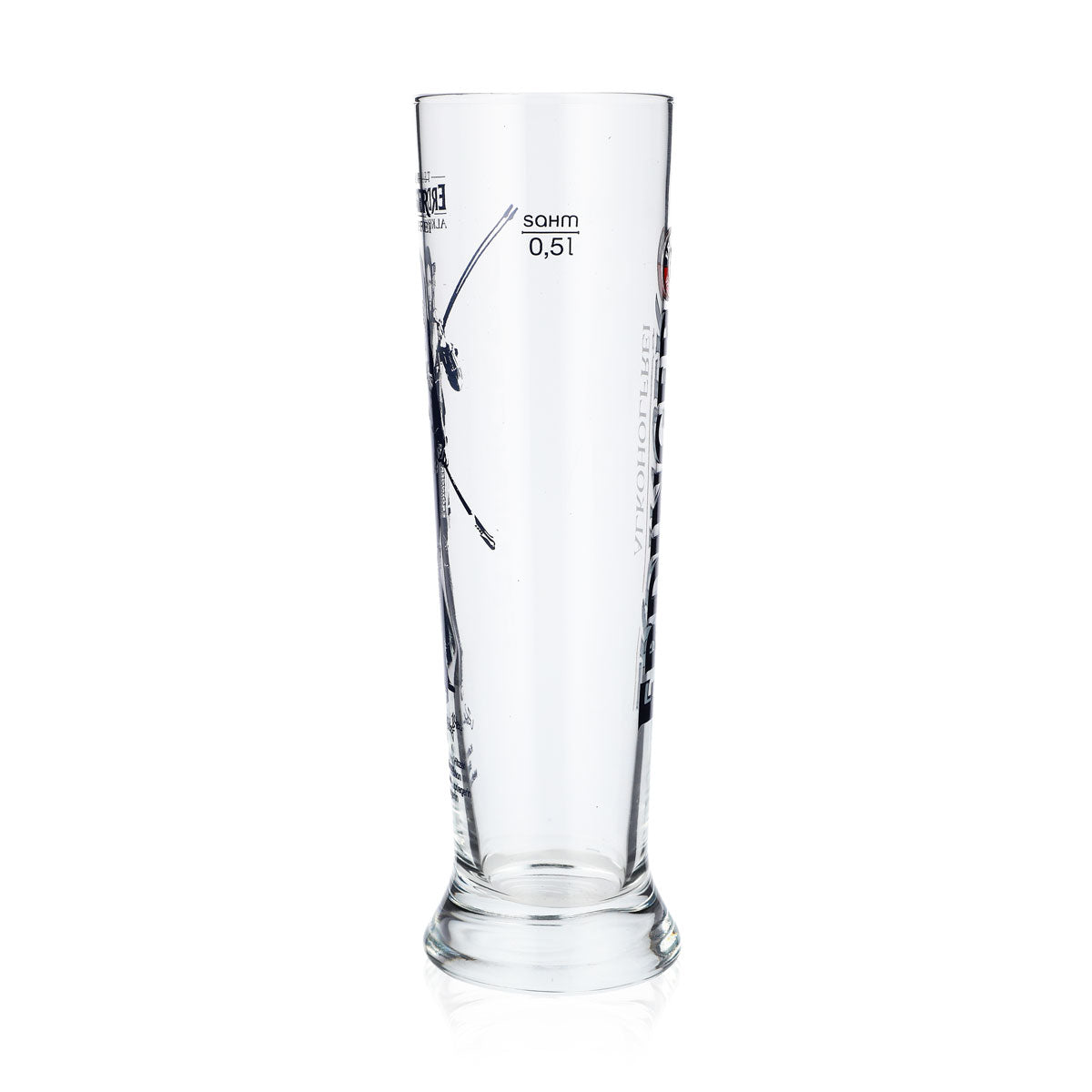 Erdinger Bier Glas 0,5l Weißbierglas Editionsglas "Kathrin Hitzer" Alkfrei – Ansicht 2