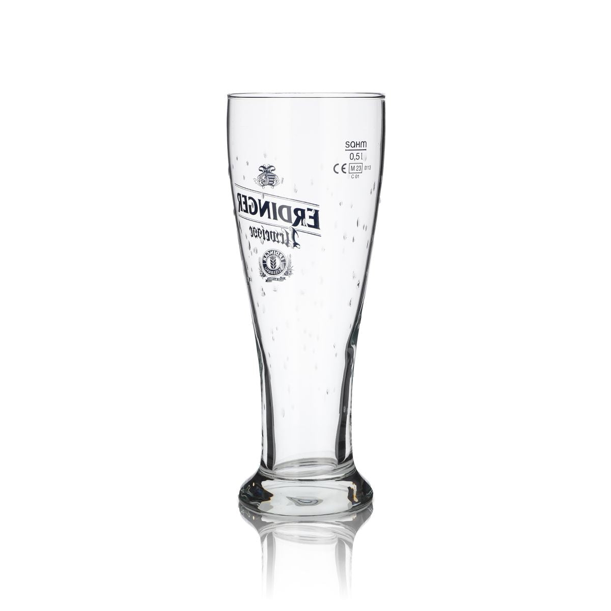 6x Erdinger Urweisse Glas 0,5l Weißbierglas Hefeweizen Gläser Tropfen-Design – Ansicht 4