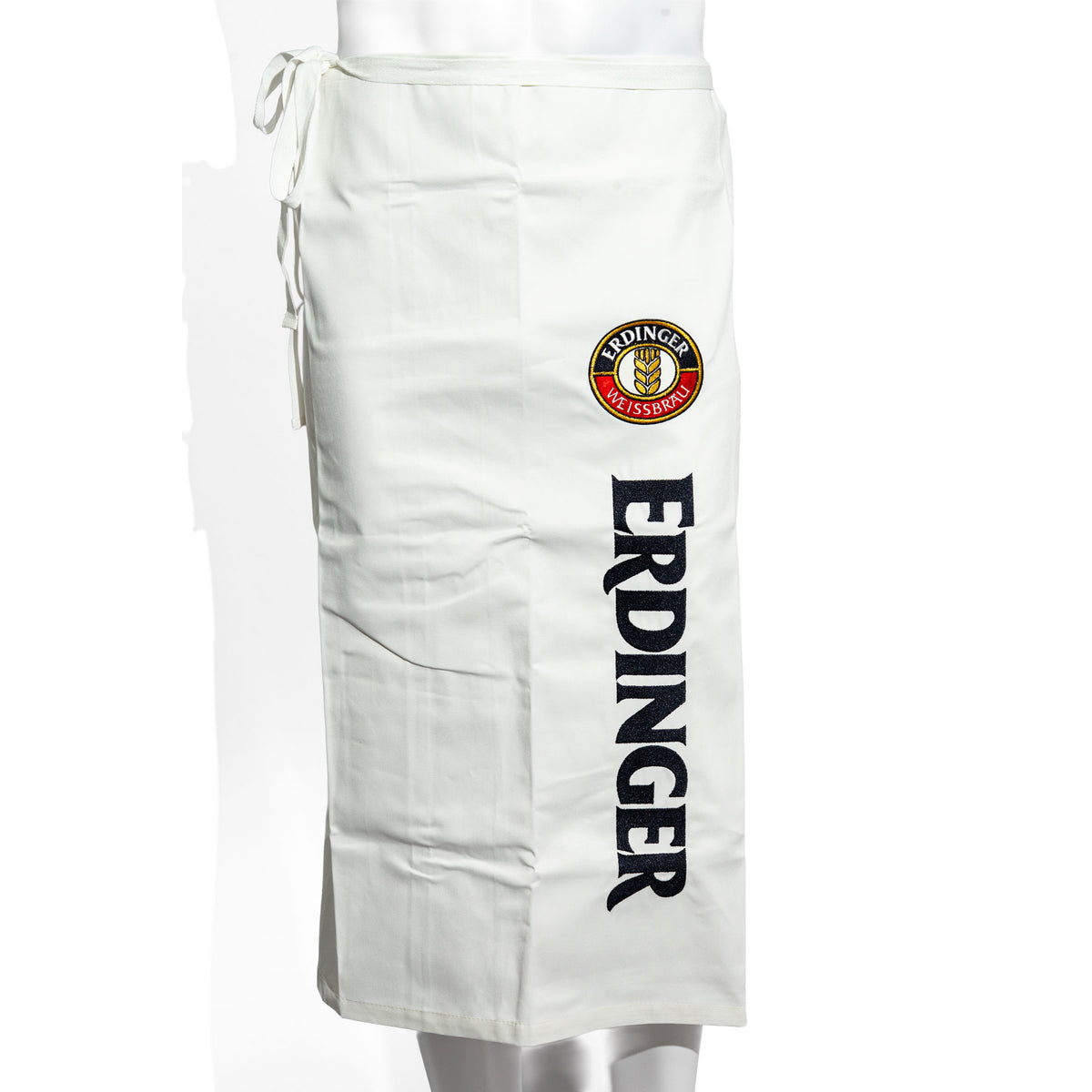 Erdinger Weissbier Kellnerschürze Bistroschürze lange Ausführung weiß