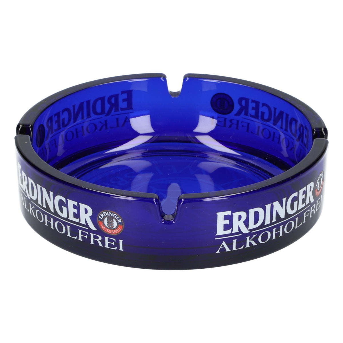 Erdinger Weissbräu Aschenbecher XL Glas Blau Ascher Kneipe Raucher Alkoholfrei – Ansicht 2