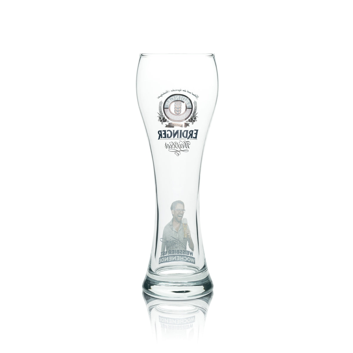Erdinger Weißbräu Bier Glas 0,5l Jürgen Klopp Fan Edition Liverpool Hefe Weizen – Ansicht 2