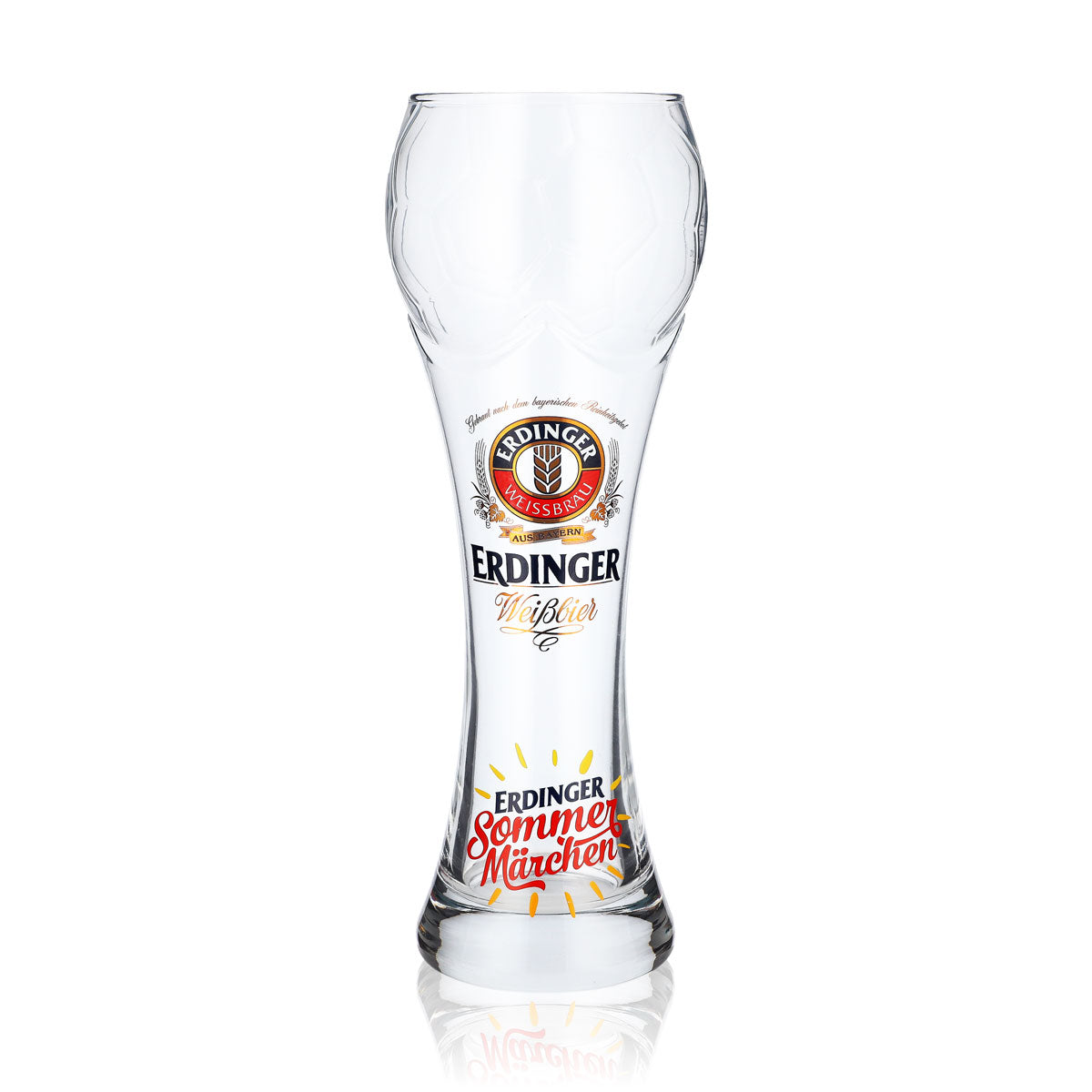 Erdinger Weissbräu Bier Glas 0,5l Sommer Märchen Fußball Pokal Sahm