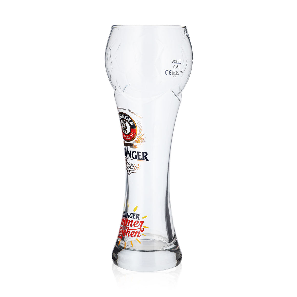 Erdinger Weissbräu Bier Glas 0,5l Sommer Märchen Fußball Pokal Sahm – Ansicht 4