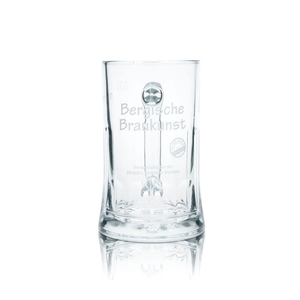 Erzquell Brauerei Bielstein Bierglas 0,3l Bierkrug Bergische Braukunst Humpen