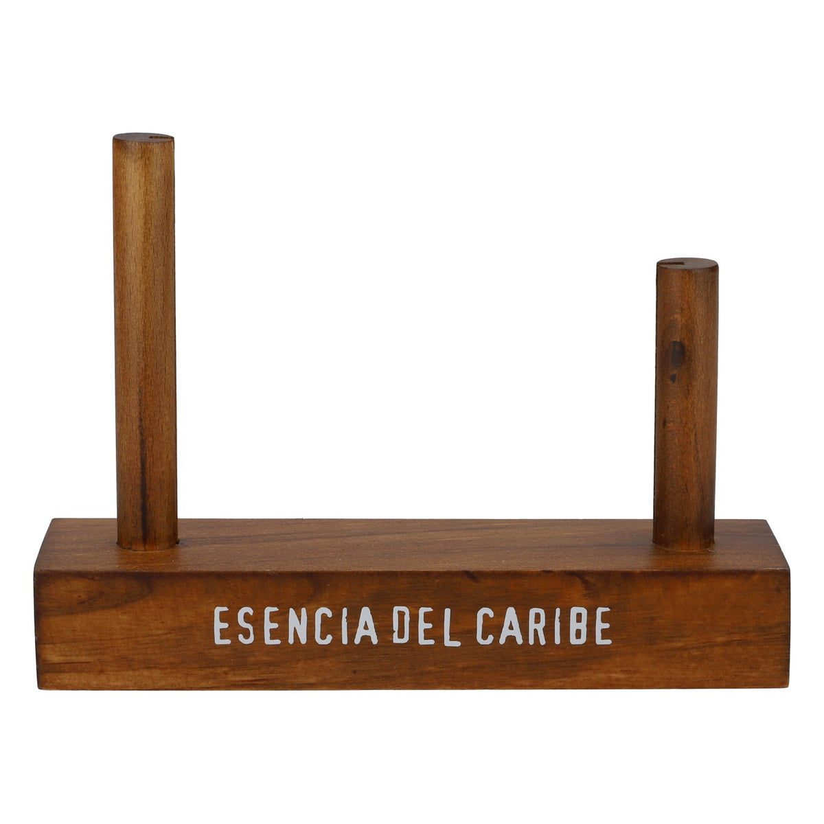 Esencia del Caribe Rum Tischaufsteller Holz Kartenhalter Bar Nr.1 Karibik – Ansicht 2