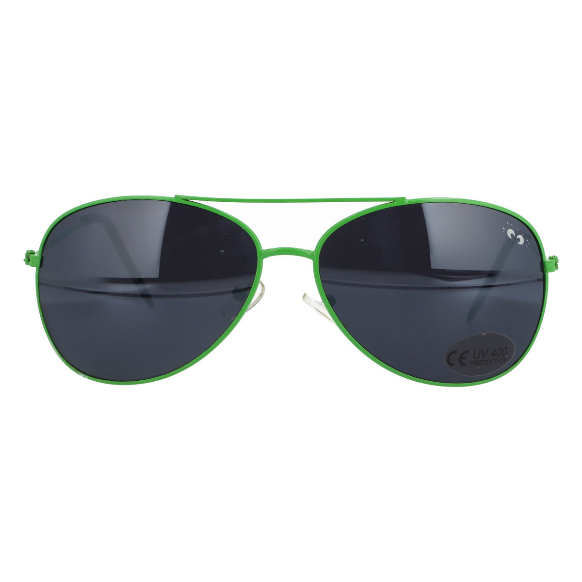 Feigling Likör Sonnenbrille Nerdbrille Partybrille Spaßbrille Malle Pilotenbrille Grün – Ansicht 2