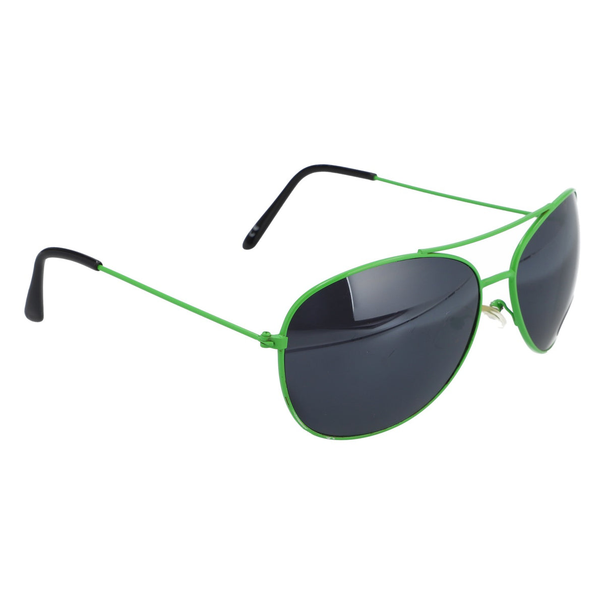 Feigling Likör Sonnenbrille Nerdbrille Partybrille Spaßbrille Malle Pilotenbrille Grün – Ansicht 3