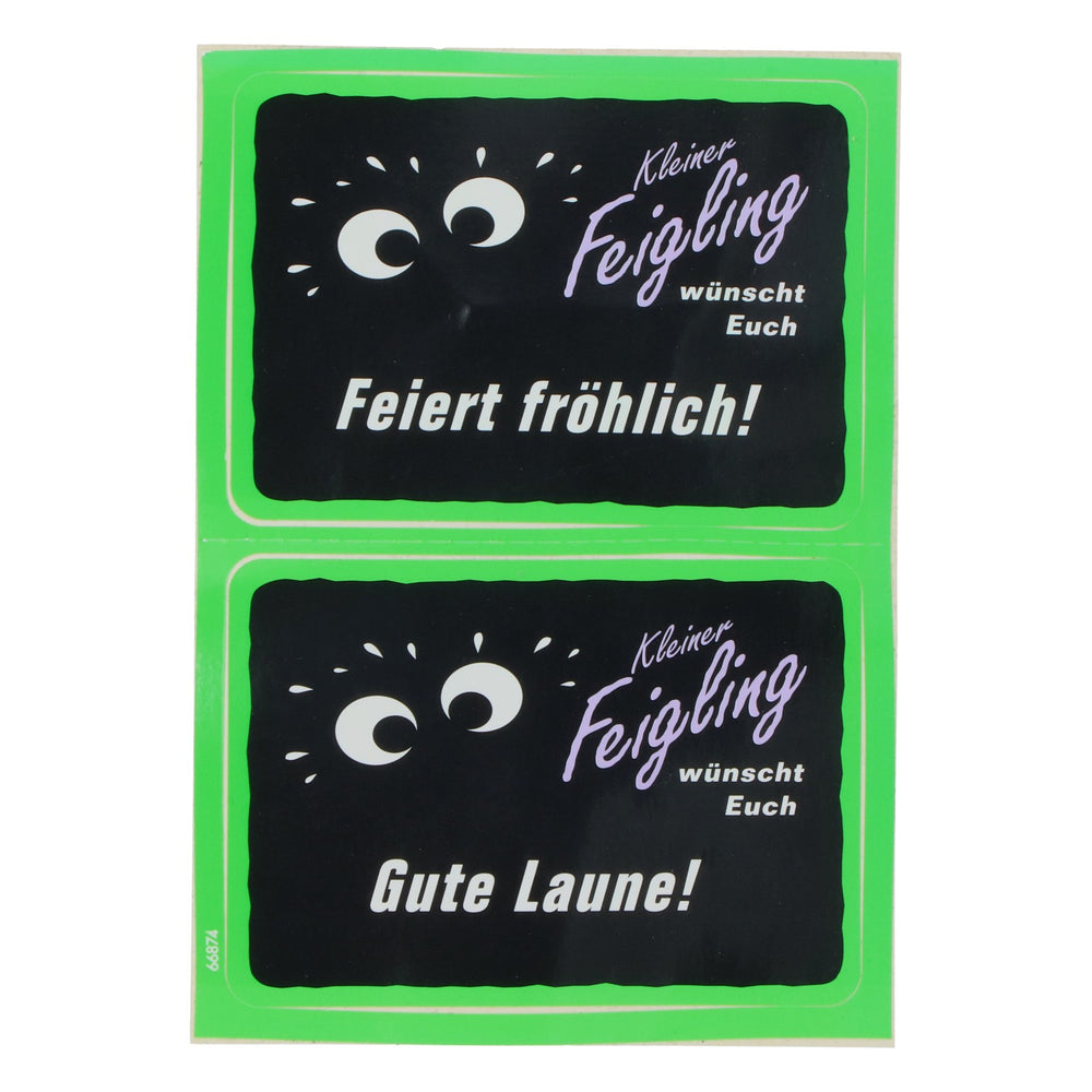 Feigling Likör Sticker Aufkleber 14 x 10,5 cm