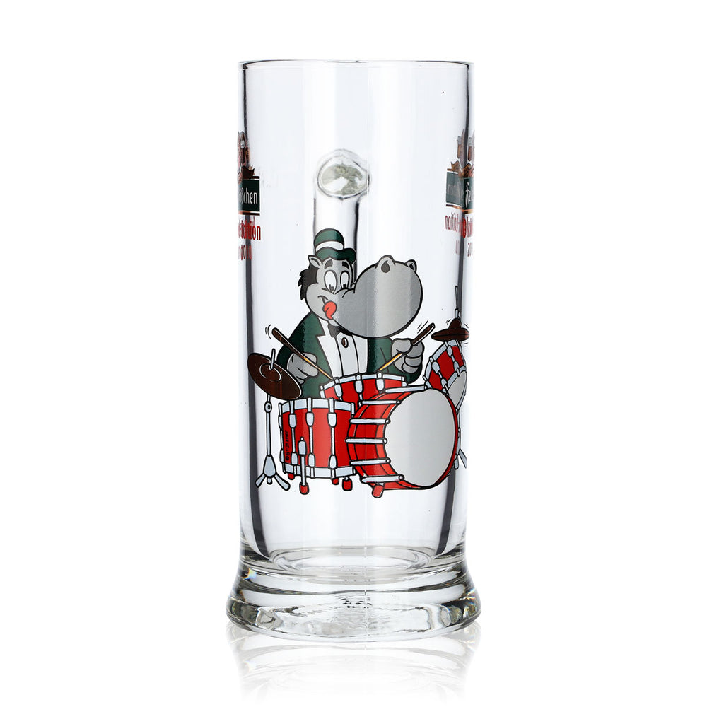 Feldschlösschen Bier Glas 0,3l Bierkrug Jubiläums-Seidel 2010 Dixieland-Edition