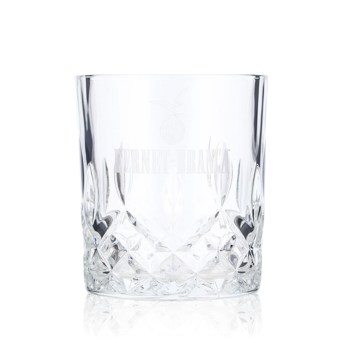 Fernet Branca Gläser 6er Set – Tumbler Becher 0,24l mit Kristall-Relief für Fernet Tonic, Digestif & Cocktails – Ansicht 4