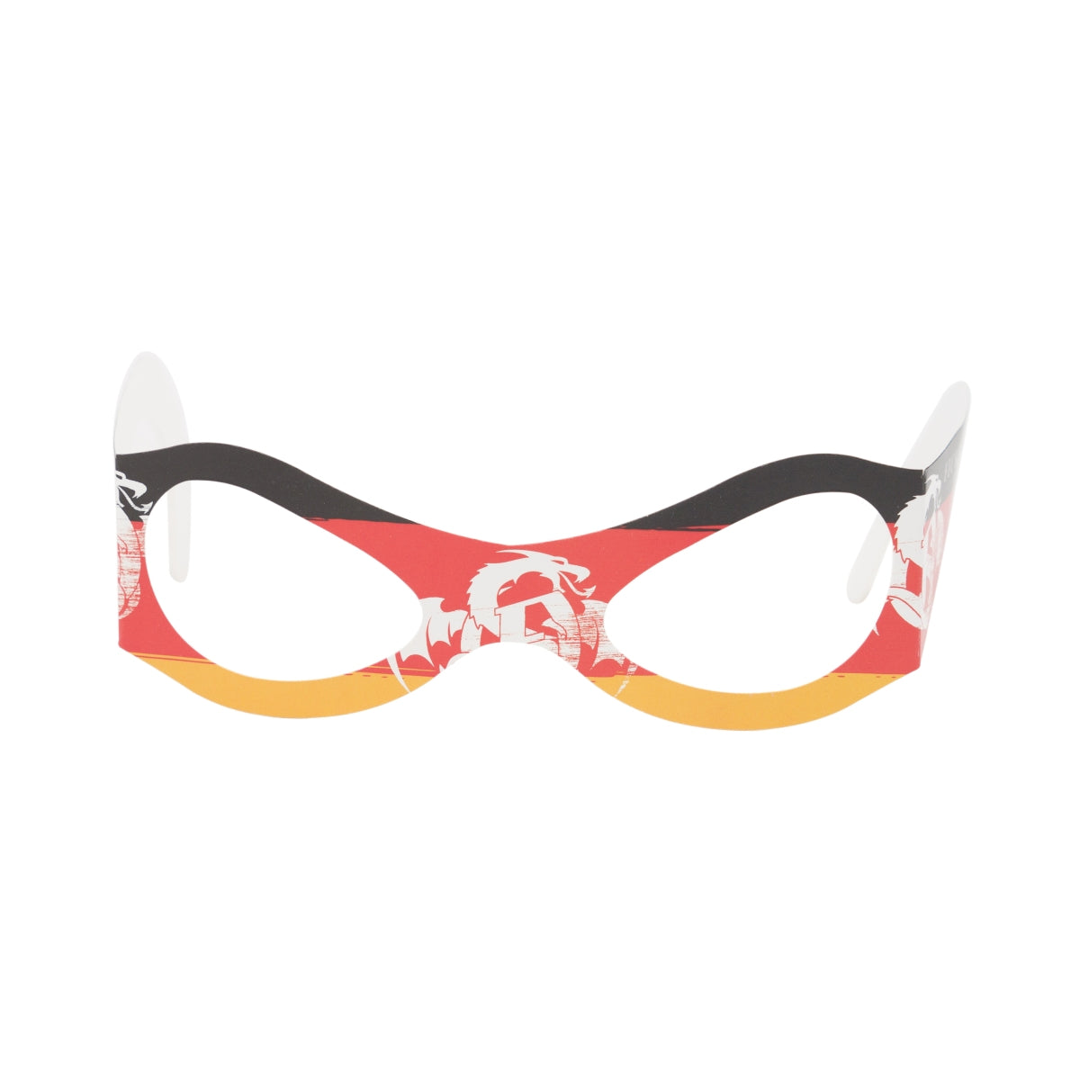 Ficken Likör Brille Papier Schwarz/Rot/Gold Deutschland Fasching WM EM Gag – Ansicht 3