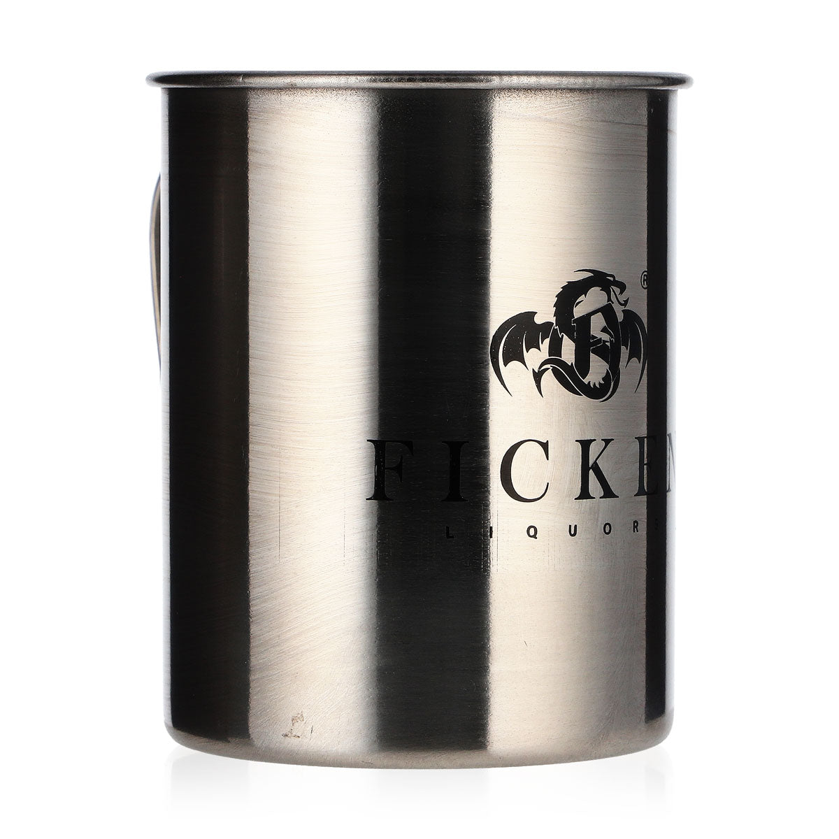 Ficken Likör Glas Metall silber Longdrink Becher – Ansicht 2
