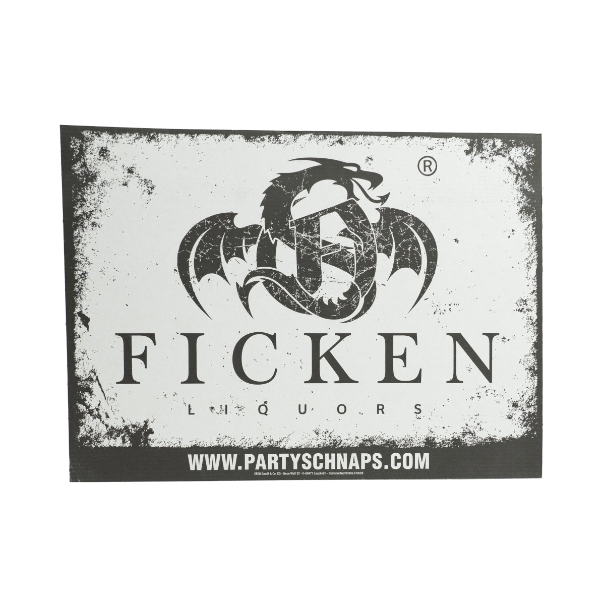 Ficken Likör Papp Schild Gott hasst Schilder Festival Party Tafel Sign Wand Deko – Ansicht 2