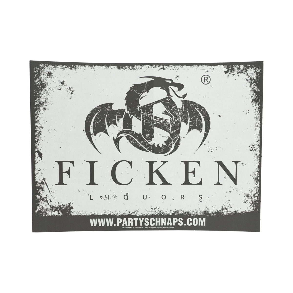Ficken Likör Papp Schild Ja ich will Ficken Festival Wand Tafel Party Camping – Ansicht 2