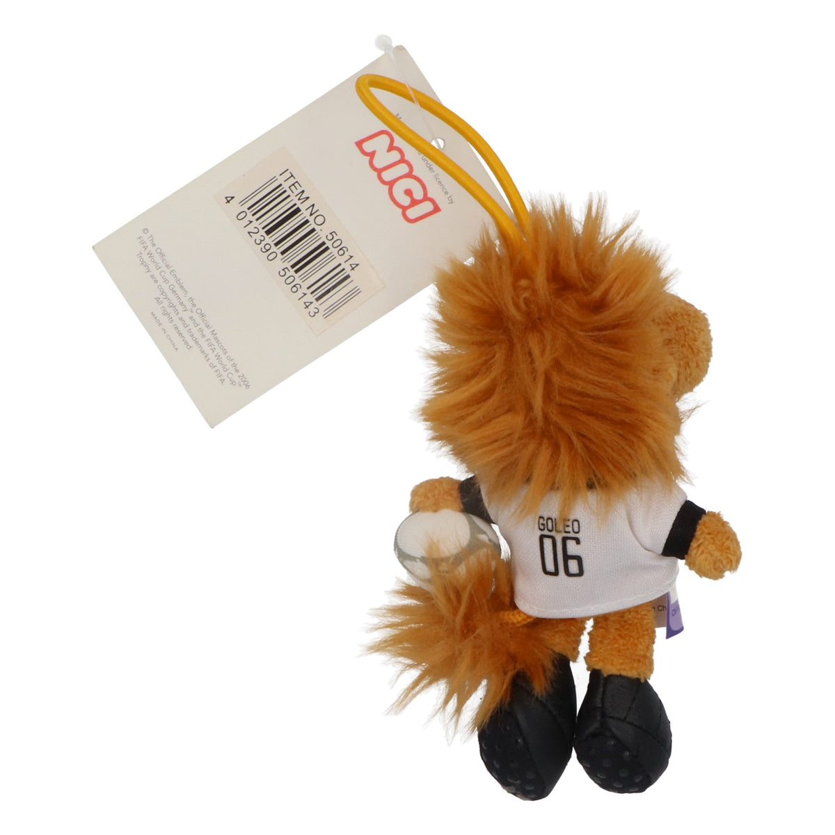 FIFA Nici Goleo WM 2006 Maskottchen Löwe Stofftier Plüsch Kuscheltier – Ansicht 3