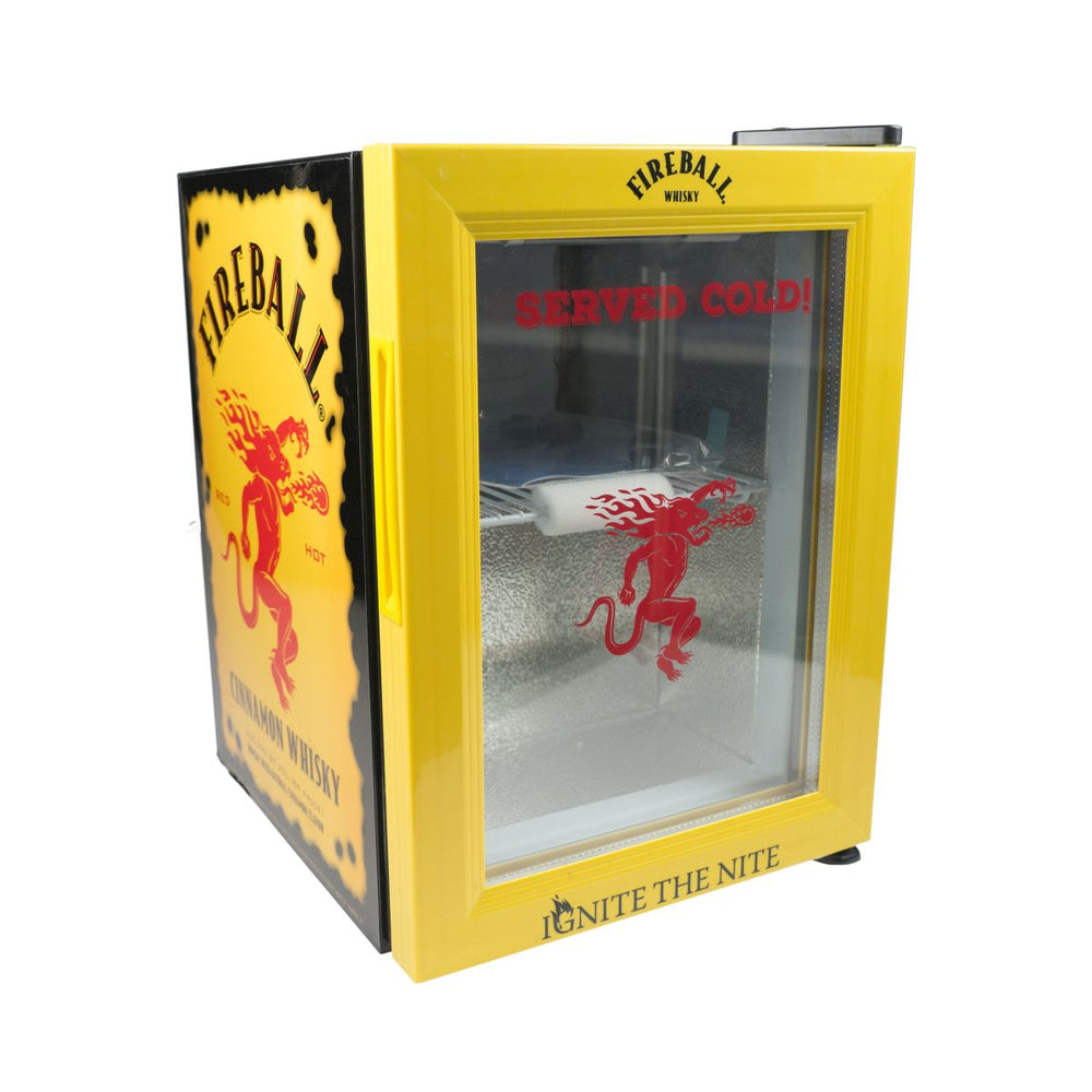 Fireball Kühlschrank Mini-Freezer Whisky Flaschen Kühler Fridge Cinnamon