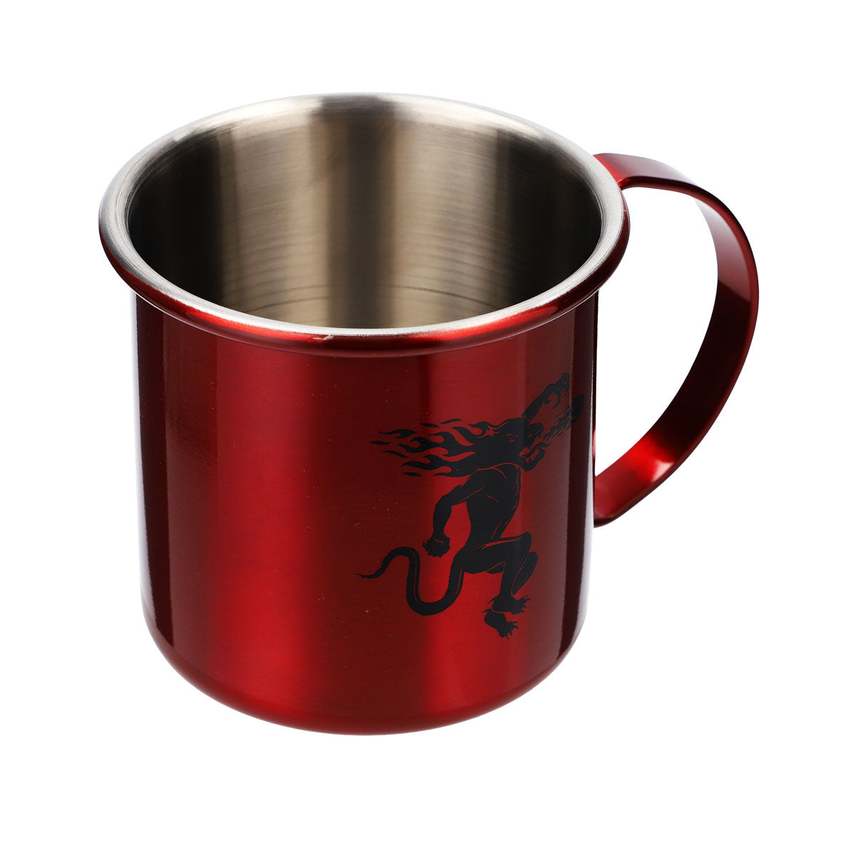 Fireball Whisky Glas Edelstahltasse 0,46l Becher Moskow Mule Rot – Ansicht 4