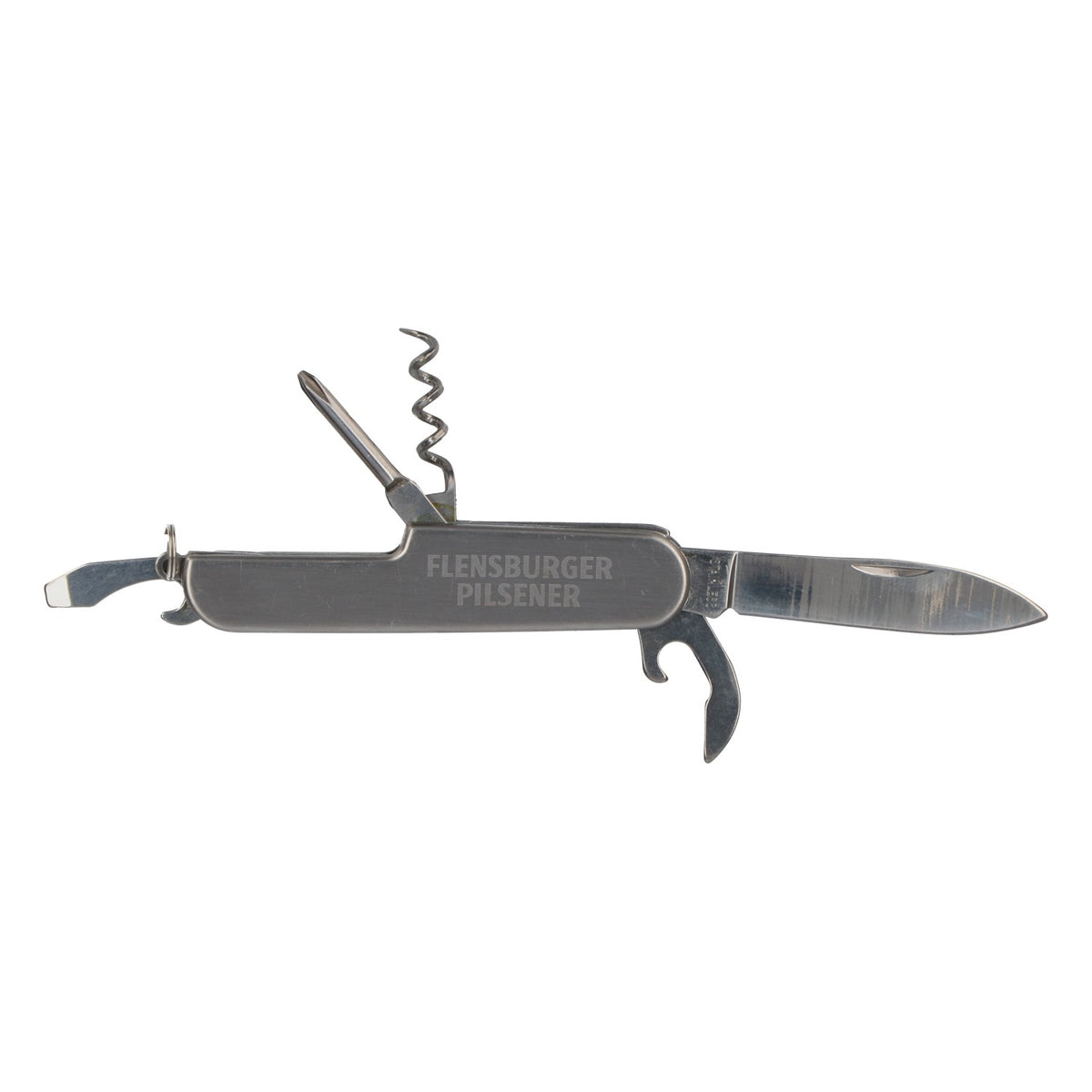 Flensburger Pilsener Edelstahl Taschenmesser Multifunktionsmesser – Ansicht 4