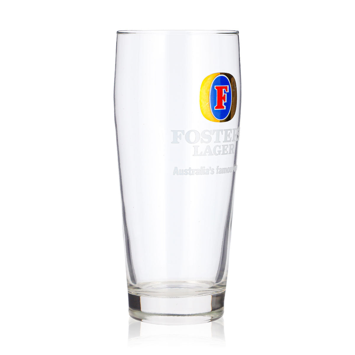 Fosters Bier Glas 0,48l Willi Becher Lager Bierglas Willibecher Bierkrug Seidel – Ansicht 2