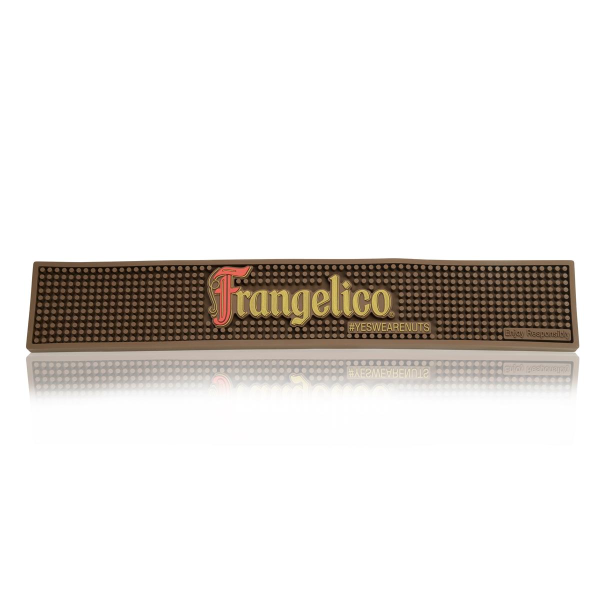 Frangelico Likör Barmatte Abtropfmatte Barzubehör braun 58x10